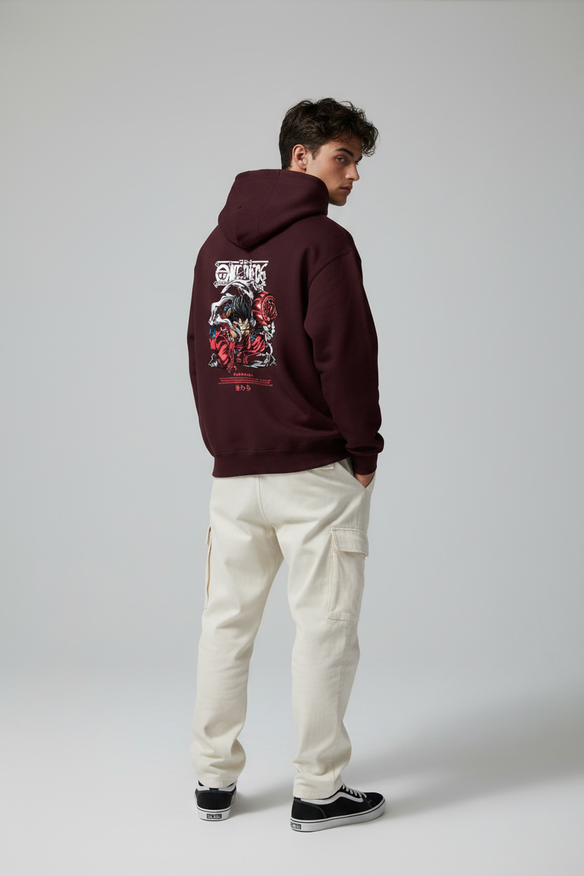 Crimson Crest Hoodie (Classic Marron)