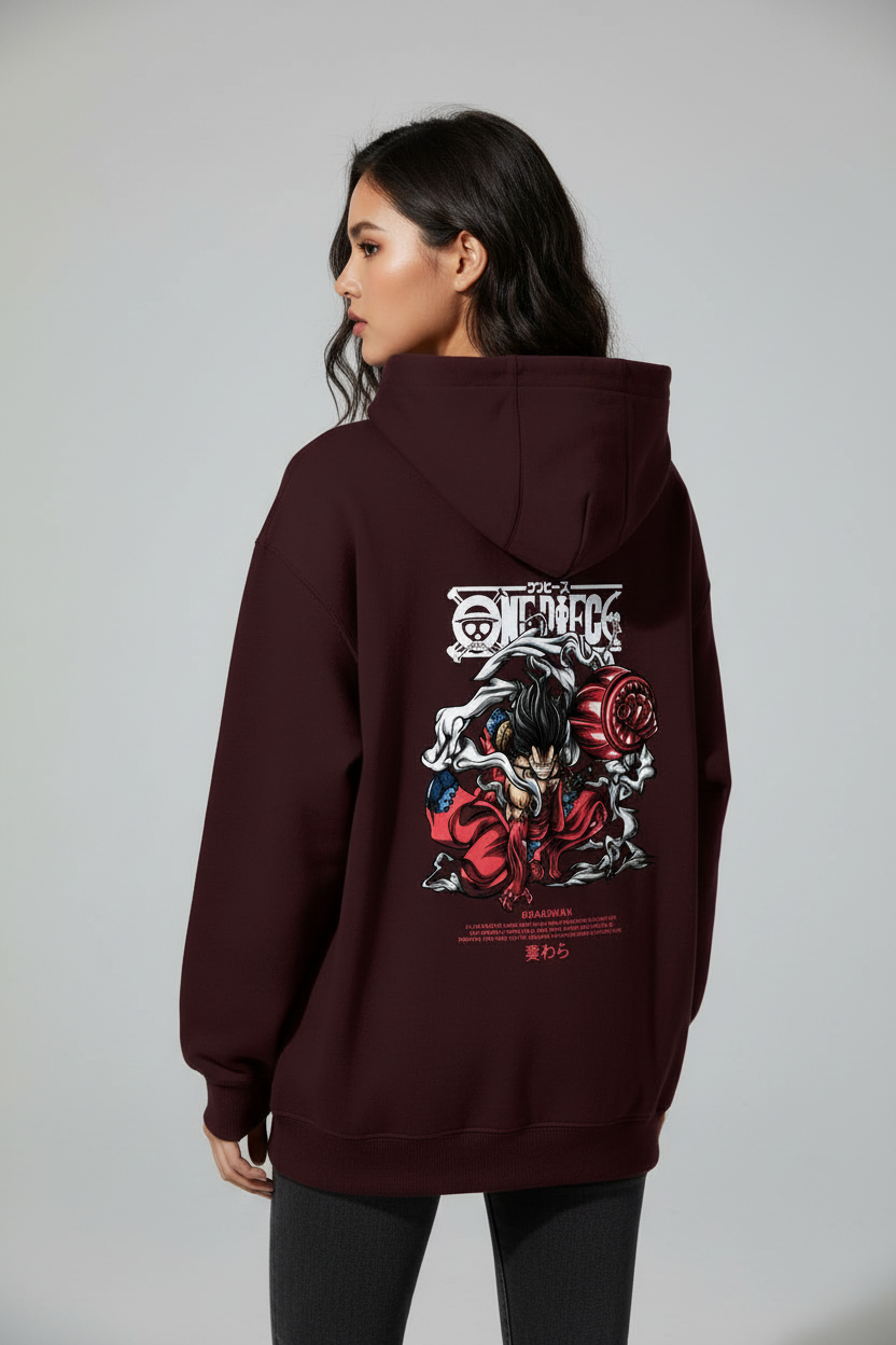 Crimson Crest Hoodie (Classic Marron)