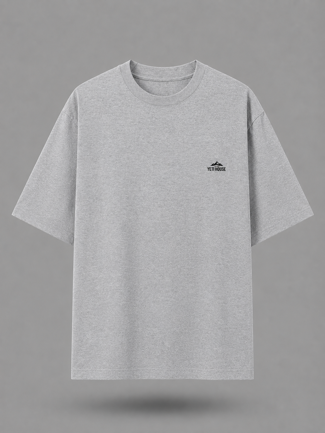 THE BIKER'S EDITION GREY OVERSIZED TEE