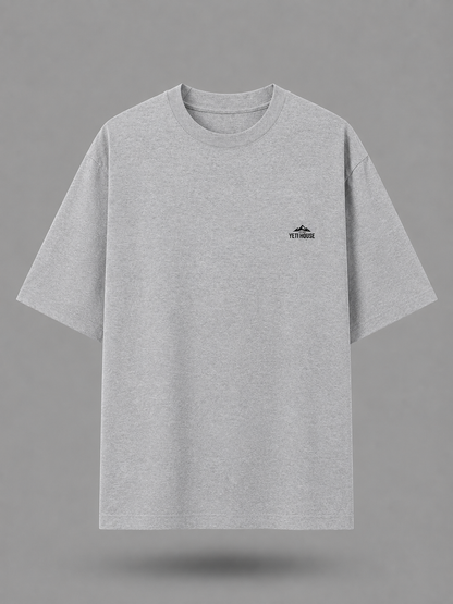 THE BIKER'S EDITION GREY OVERSIZED TEE