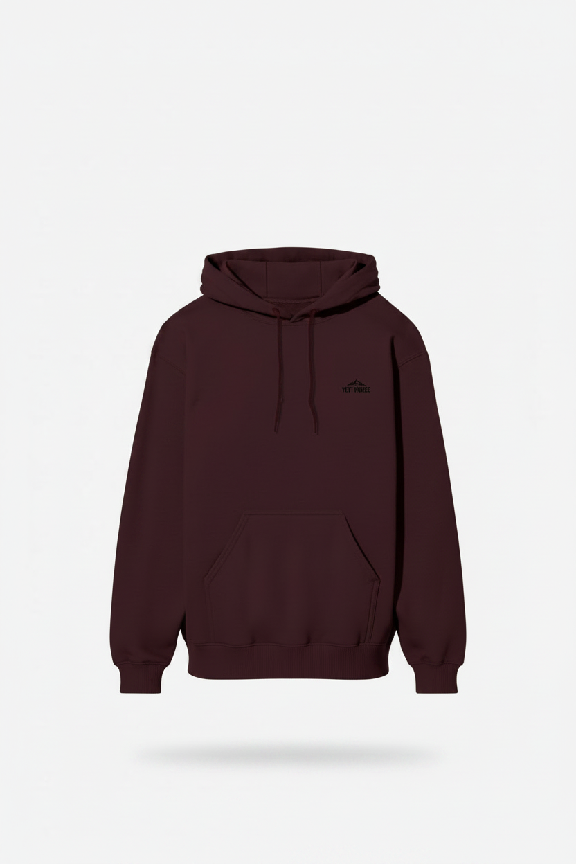 Crimson Crest Hoodie (Classic Marron)