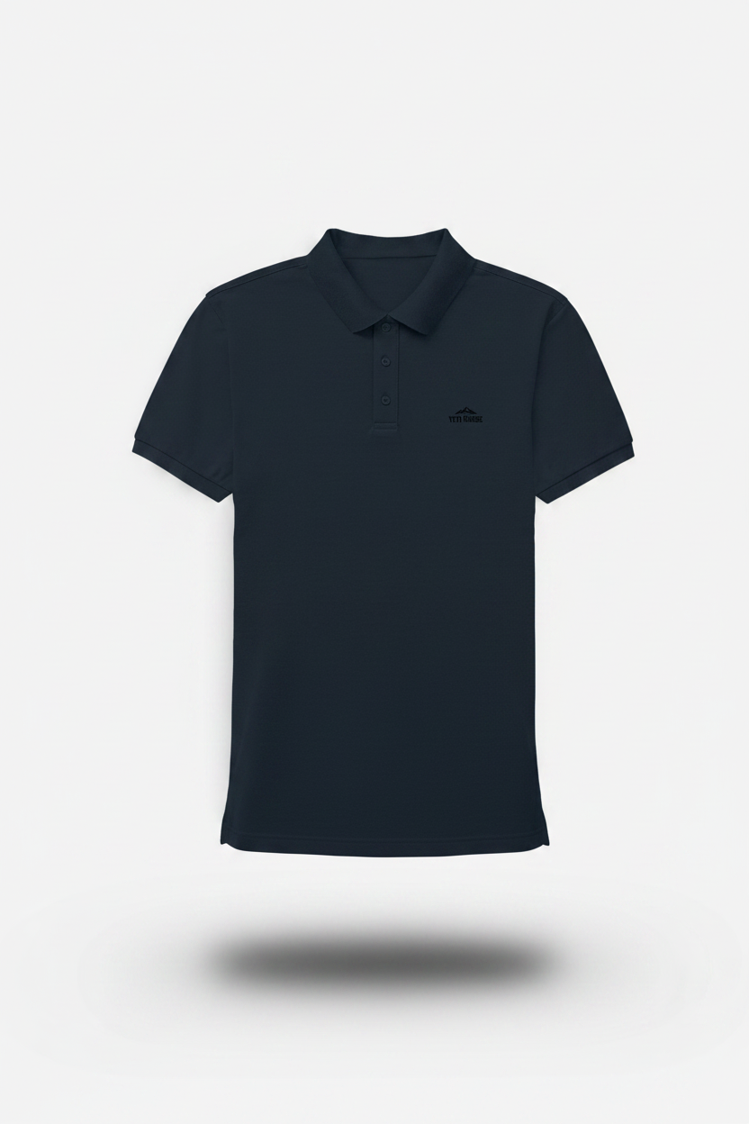 Navy Blue Signature Polo T-shirt