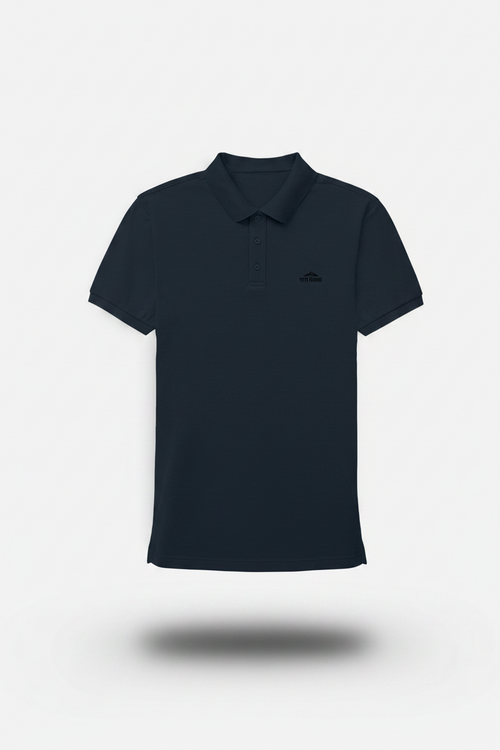 Navy Blue Signature Polo T-shirt